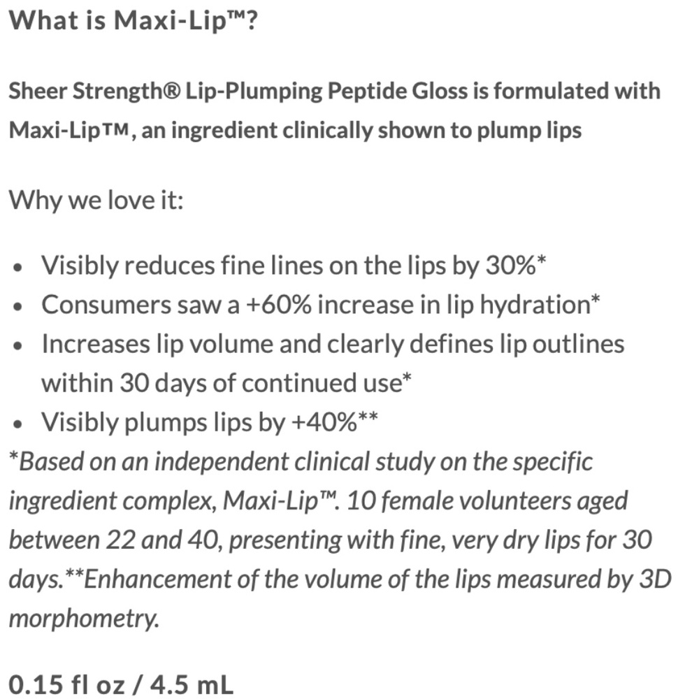 THRIVE Causemetics Lip Plumping Peptide Gloss - Picture 6 of 6